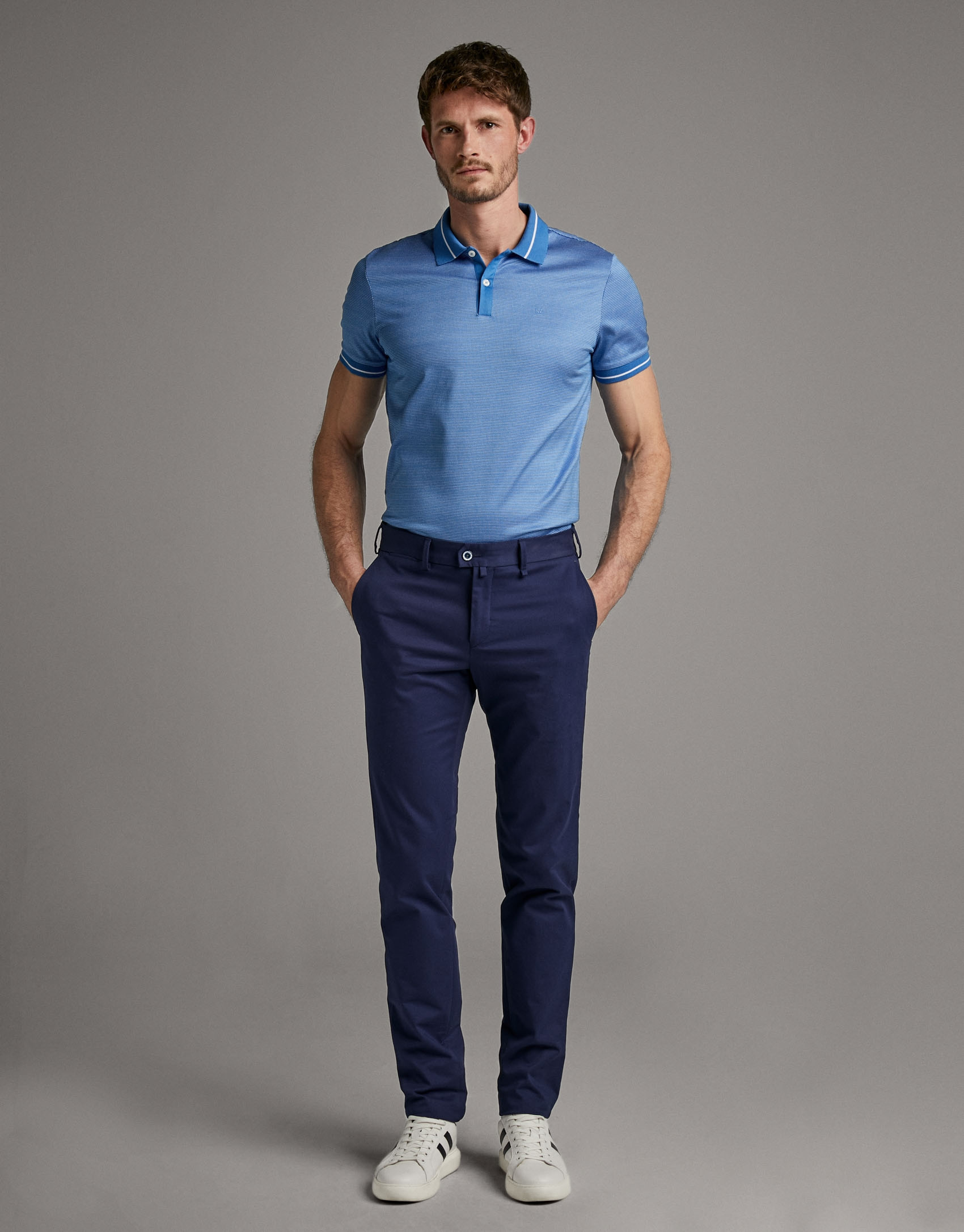 Pantalón chino azul tinta - Hombre - PV2020 | Roberto Verino
