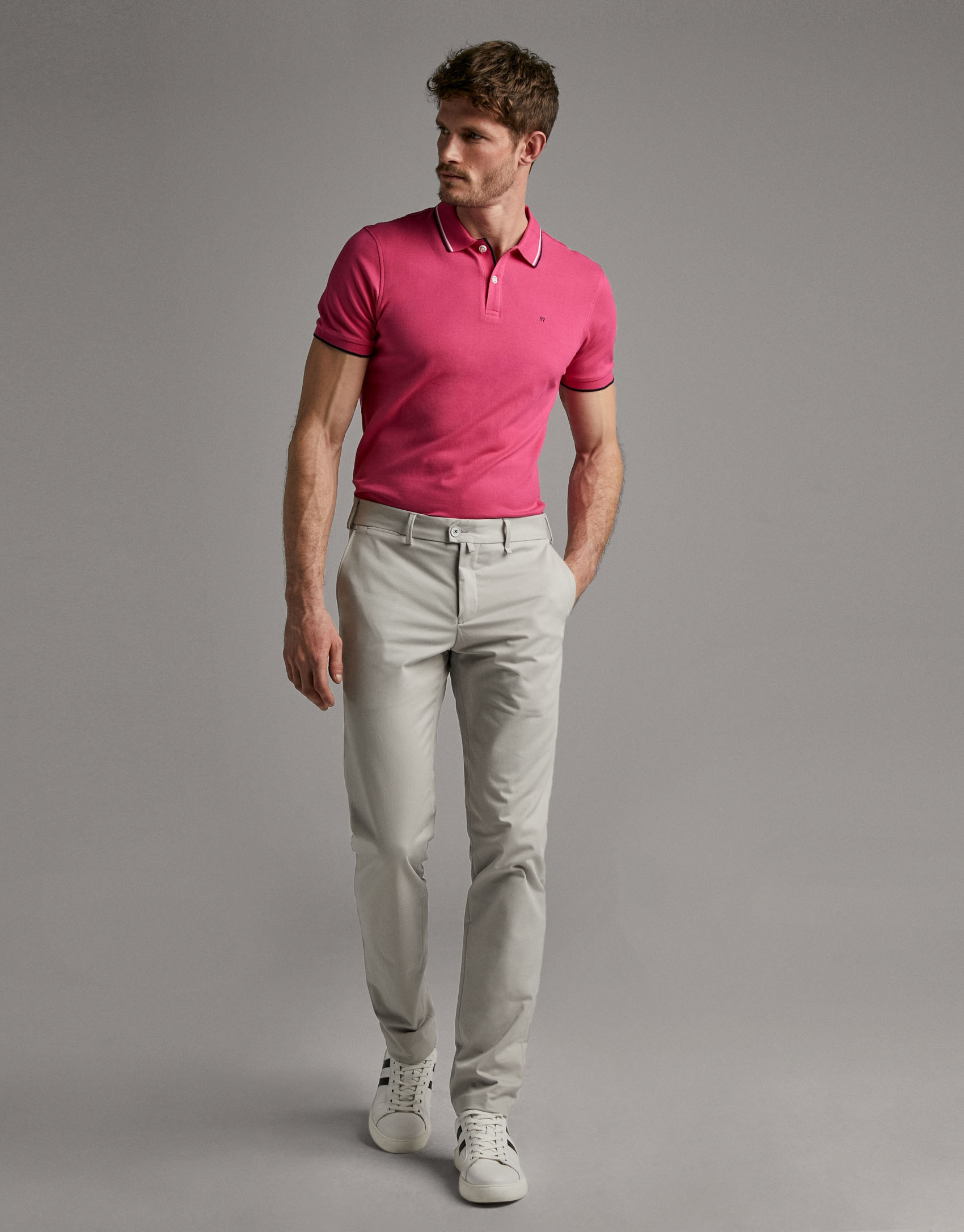 Light grey chinos - Man - SS2020 | Roberto Verino