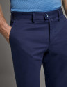 Ink blue chinos - Man - SS2020 | Roberto Verino