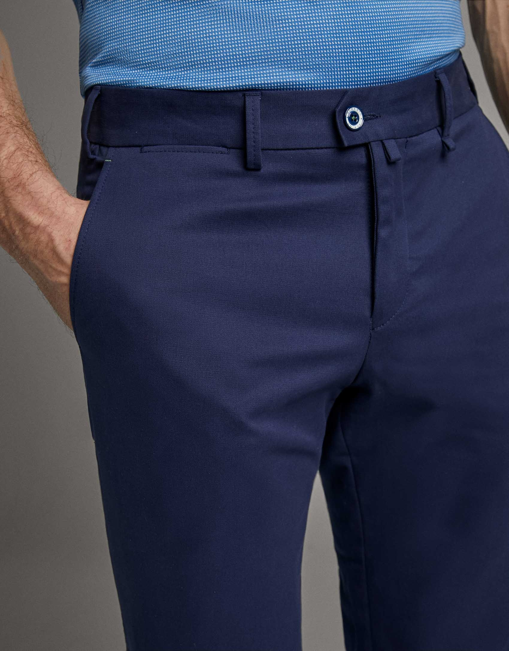 Pantalón chino azul tinta - Hombre - PV2020 | Roberto Verino
