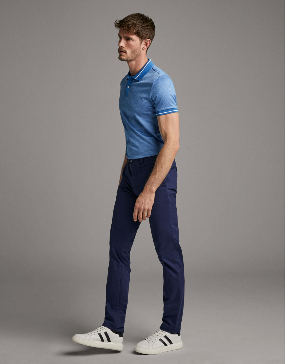 Pantalón chino azul tinta - Hombre - PV2020 | Roberto Verino
