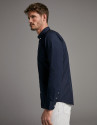 Navy blue poplin sport shirt - Man - SS2020 | Roberto Verino