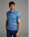 Polo jacquard azulón/blanco - Hombre - PV2020 | Roberto Verino