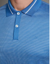 Polo jacquard azulón/blanco - Hombre - PV2020 | Roberto Verino
