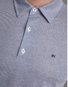 Blue pin-striped polo shirt - Man - SS2020 | Roberto Verino