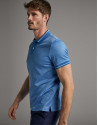 Polo jacquard azulón/blanco - Hombre - PV2020 | Roberto Verino