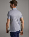 Blue pin-striped polo shirt - Man - SS2020 | Roberto Verino
