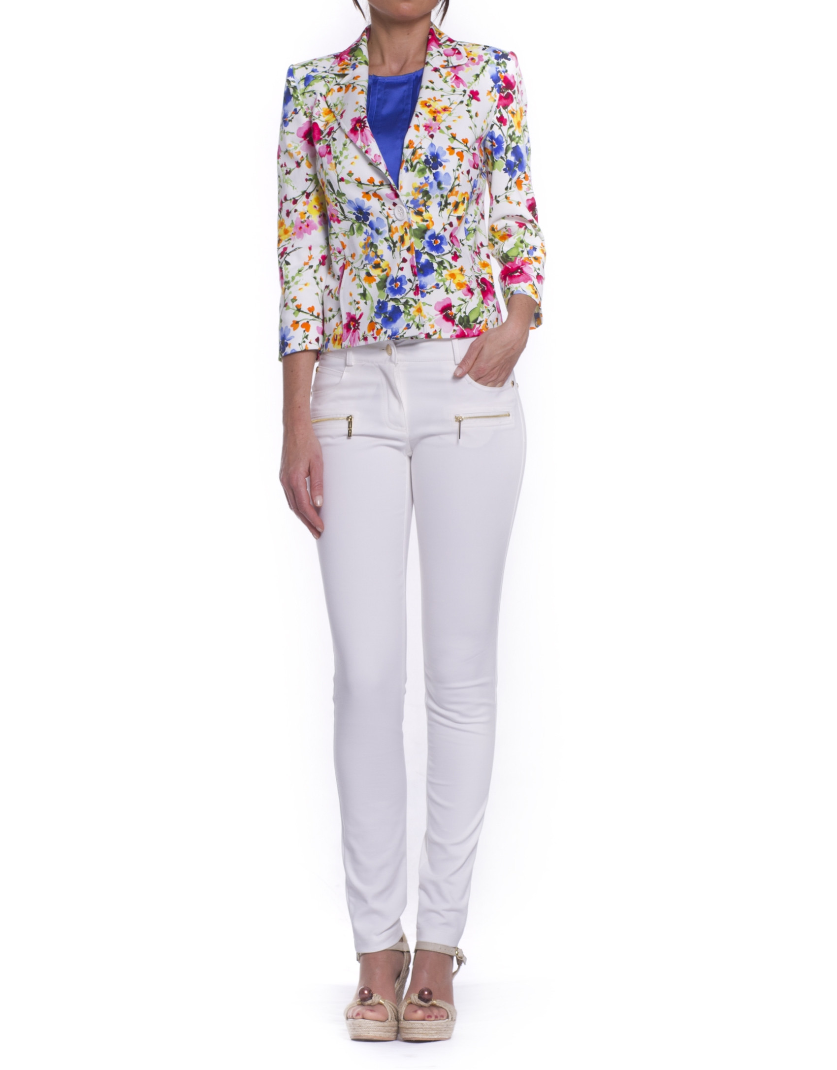Jacket rustic printed 