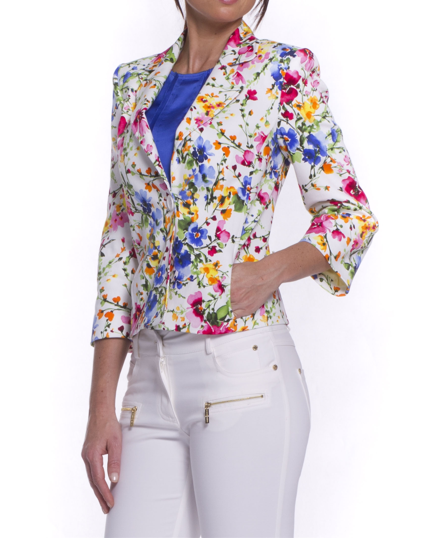 Jacket rustic printed 