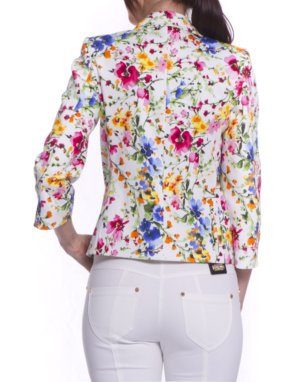 Jacket rustic printed 