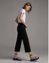 Black bell bottom jeans  - Woman - SS2020 | Roberto Verino