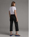 Pantalón vaquero pierna ancha negro - Mujer | Roberto Verino