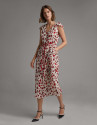 Long floral print flowing dress - Woman | Roberto Verino