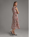 Long floral print flowing dress - Woman | Roberto Verino