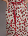 Long floral print flowing dress - Woman | Roberto Verino