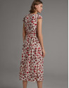 Vestido largo fluido estampado floral - Mujer | Roberto Verino