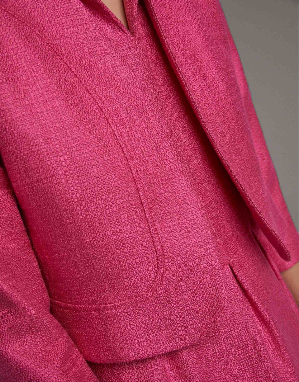 Chaqueta corta fucsia - Mujer - PV2020 | Roberto Verino