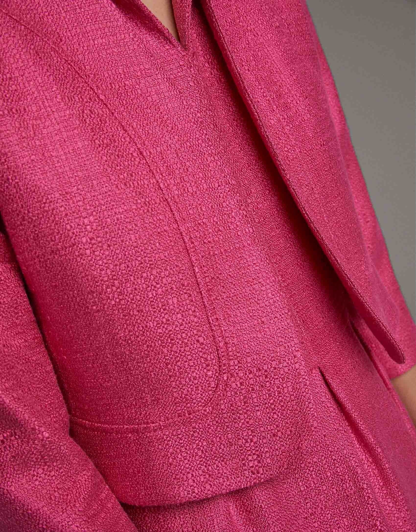 Chaqueta corta fucsia - Mujer - PV2020 | Roberto Verino