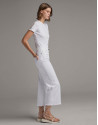 White, bell bottom jeans  - Woman - SS2020 | Roberto Verino