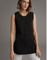 Black sleeveless sweater  - Woman - SS2020 | Roberto Verino
