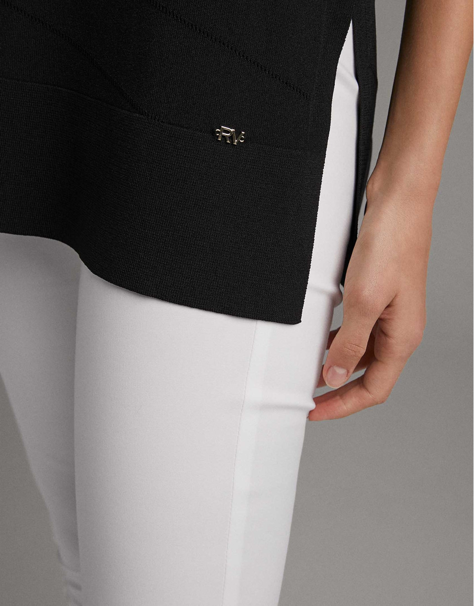 Black sleeveless sweater  - Woman - SS2020 | Roberto Verino