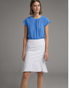 White short skirt with flare - Woman - SS2020 | Roberto Verino