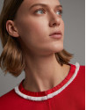 Red short jacket - Woman - SS2020 | Roberto Verino