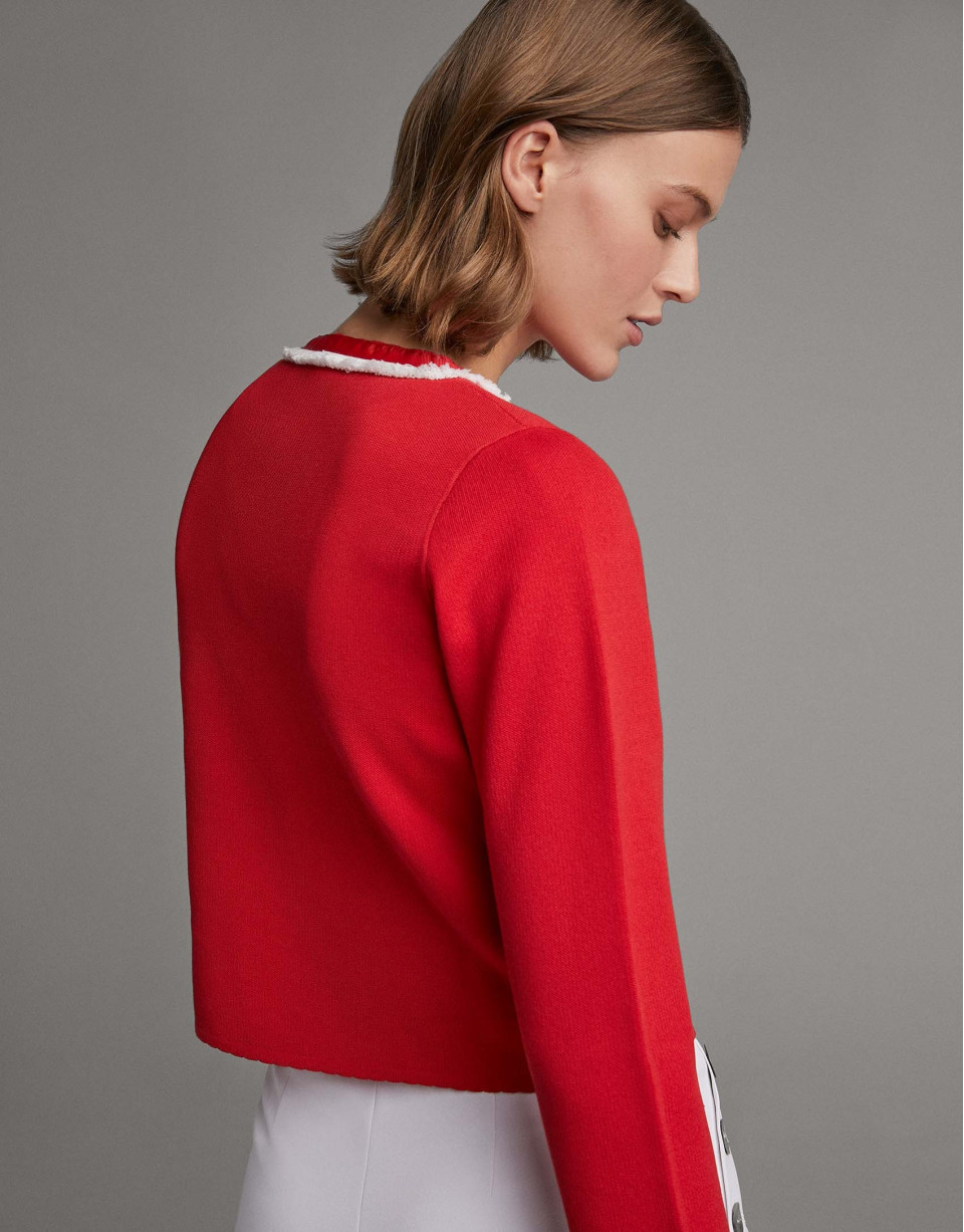 Red short jacket - Woman - SS2020 | Roberto Verino