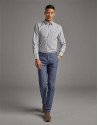 Blue structured chinos - Man - SS2020 | Roberto Verino