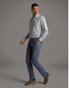 Blue structured chinos - Man - SS2020 | Roberto Verino