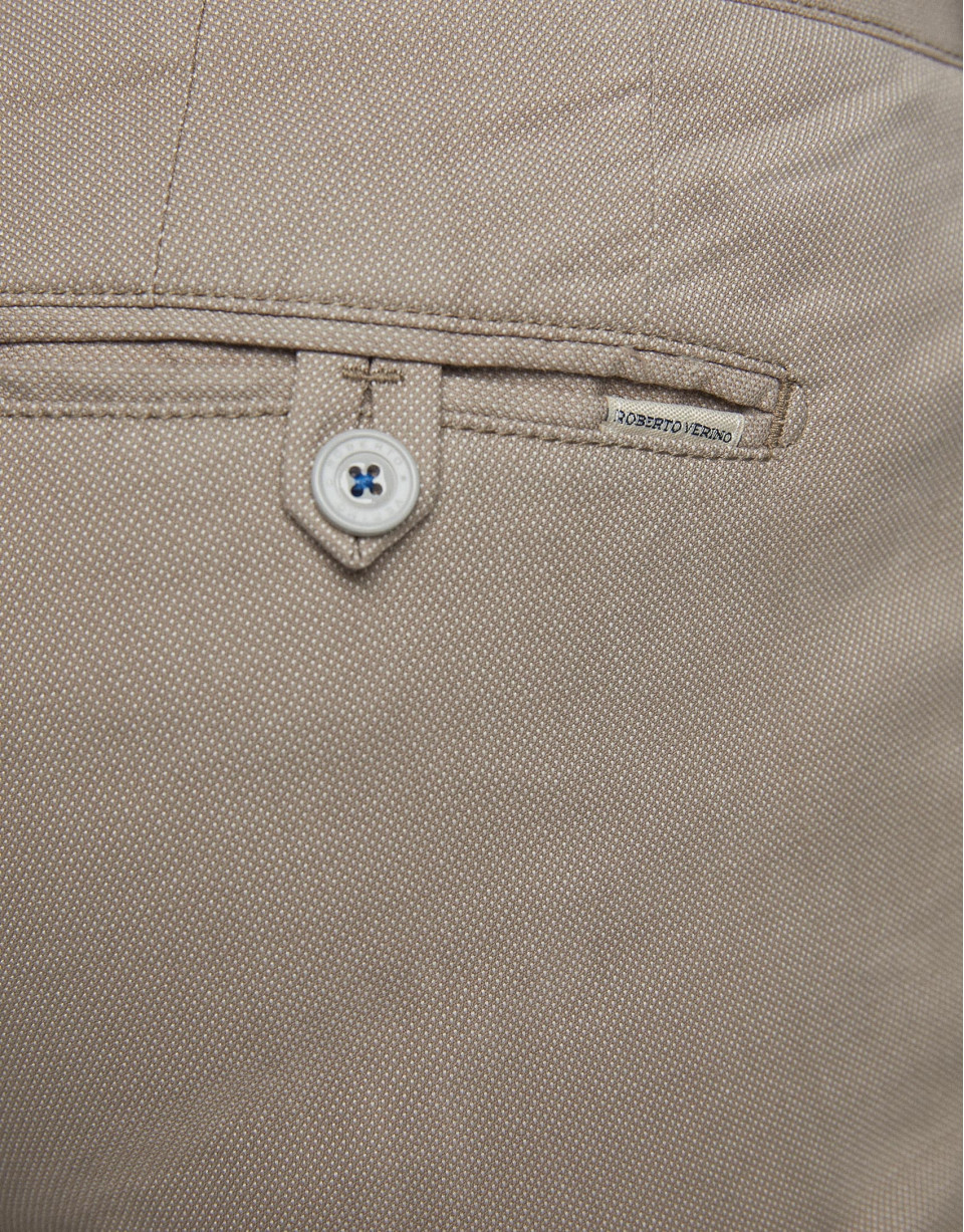 Pantalón chino estructura visón - Hombre | Roberto Verino