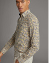 Camisa sport estampado flores amarillo - Hombre | Roberto Verino