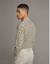 Yellow floral print sport shirt - Man - SS2020 | Roberto Verino
