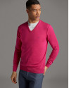 Dark pink turtleneck sweater - Man - SS2020 | Roberto Verino