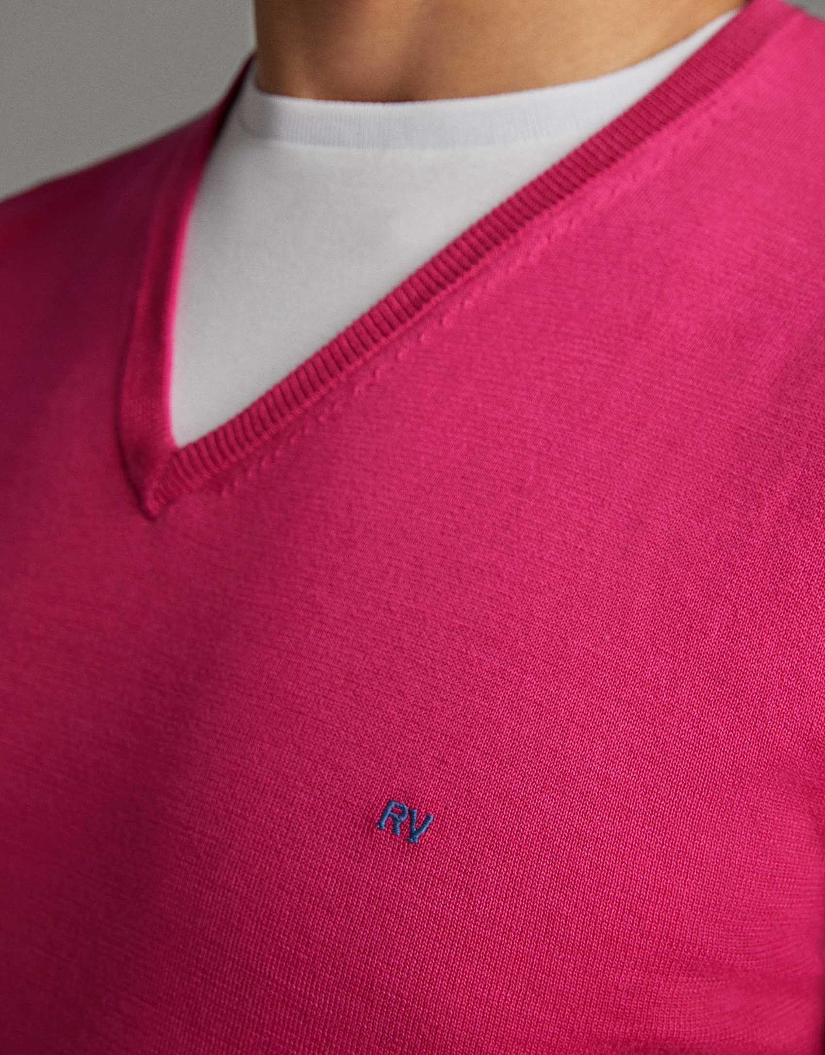 Dark pink turtleneck sweater - Man - SS2020 | Roberto Verino