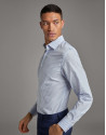 Light blue striped dress shirt