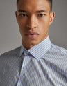 Light blue striped dress shirt