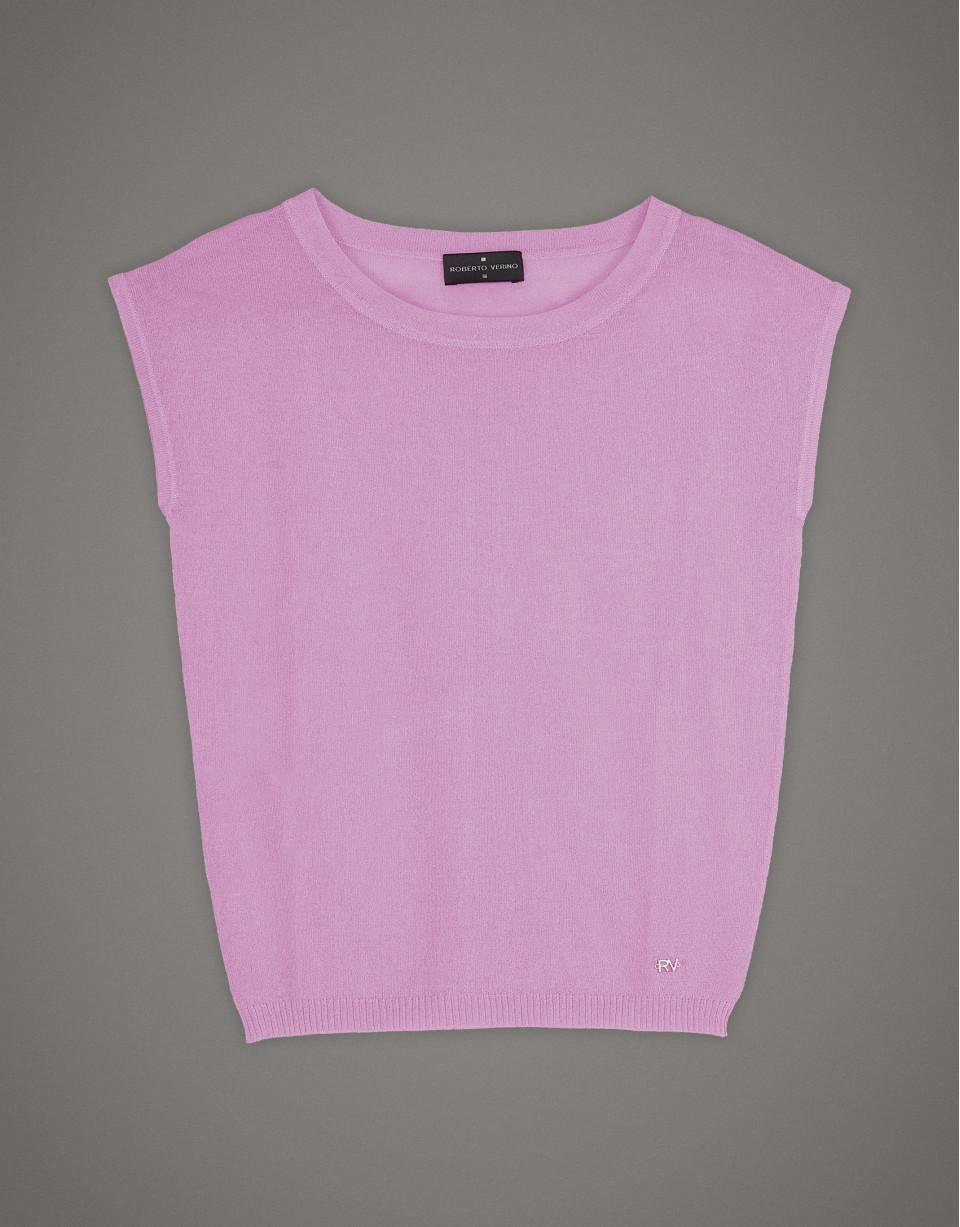 Jersey manga caída rosa