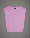 Jersey manga caída rosa