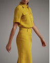 Yellow linen shirt
