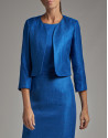 Bolero escote abierto azul cobalto - Mujer | Roberto Verino