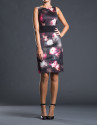 Vestido estampado floral negro