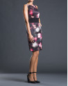 Vestido estampado floral negro