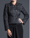 Short black fantasy jacket