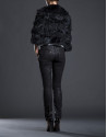 Lamb - rabbit skin jacket 
