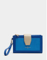 Cartera doble piel saffiano azul - OI2020 | Roberto Verino