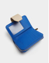 Cartera piel saffiano azul - OI2020 | Roberto Verino