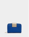Cartera piel saffiano azul - OI2020 | Roberto Verino