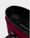 Bolso shopper Maxi Nora neopreno berenjena | Roberto Verino