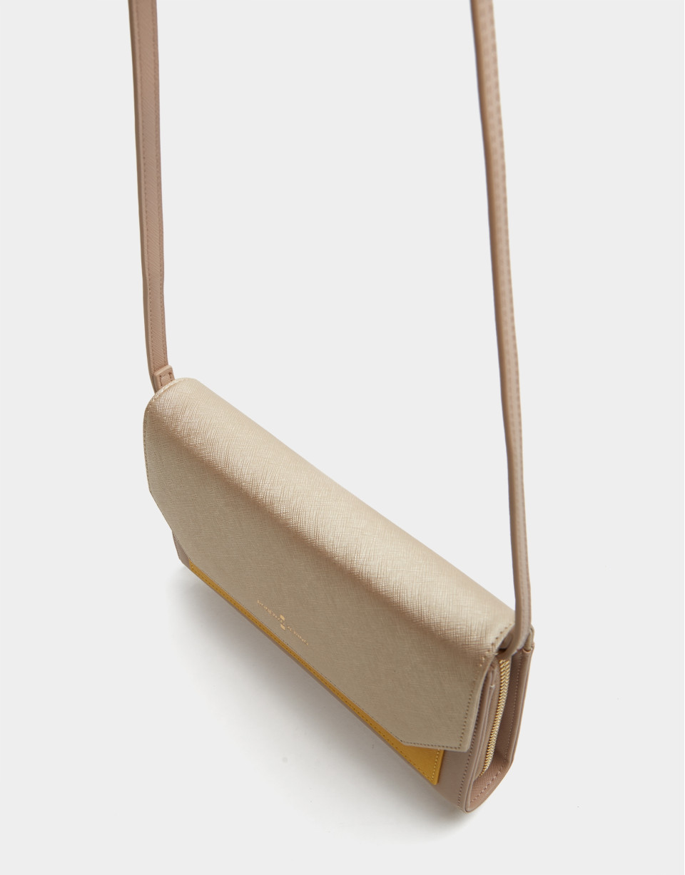 Bolso bandolera Valeria mostaza - OI2020 | Roberto Verino